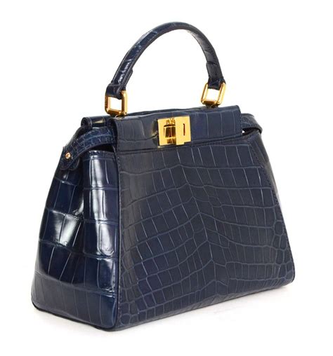 fendi perkaboo|Fendi peekaboo crocodile.